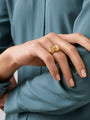 Ole Lynggaard 'BoHo' Ring with Rutile and Diamond