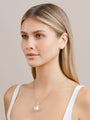 Australian South Sea Pearl Drop Diamond Necklace