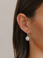 Pearl Hook Drop Earrings