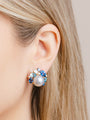 Pearl, Sapphire and ASHOKA® Diamond Earrings