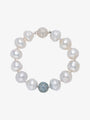 Pearl Bracelet with Blue Topaz