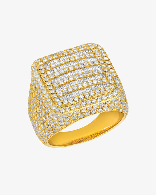 MW ‘Franchise’ - Diamond And Yellow Gold Ring