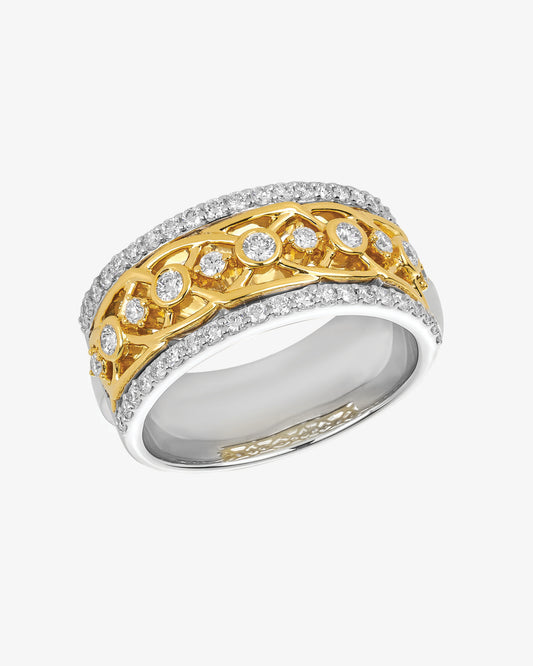 MW ‘Combination’ - Diamond, Yellow And White Gold Ring