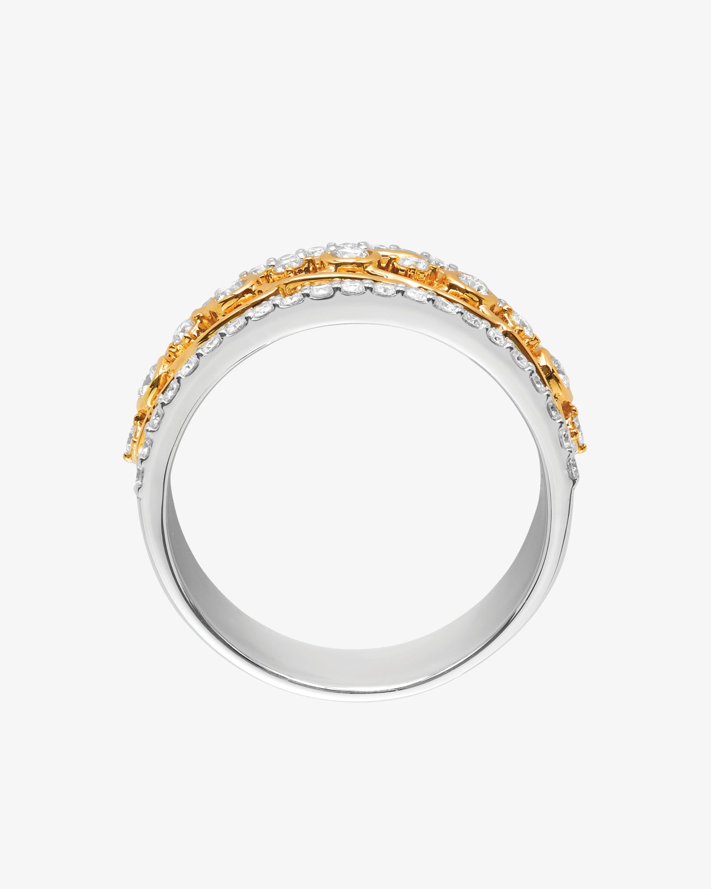 MW ‘Combination’ - Diamond, Yellow And White Gold Ring