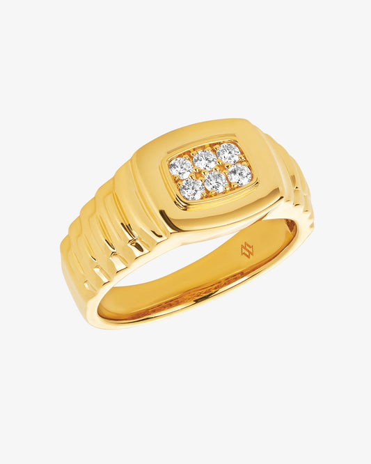 MW ‘Double It’ - Diamond And Yellow Gold Ring