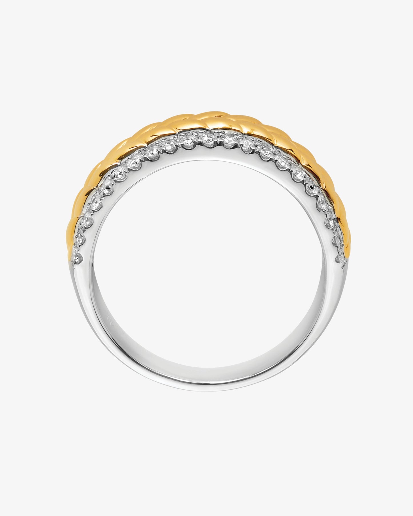 MW ‘Wave’ - Diamond, Yellow And White Gold