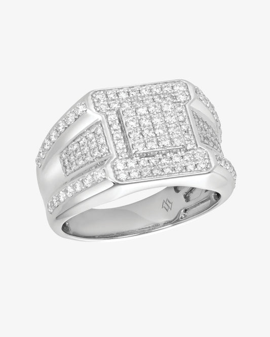 MW ‘Pillar’ - Diamond And White Gold Ring