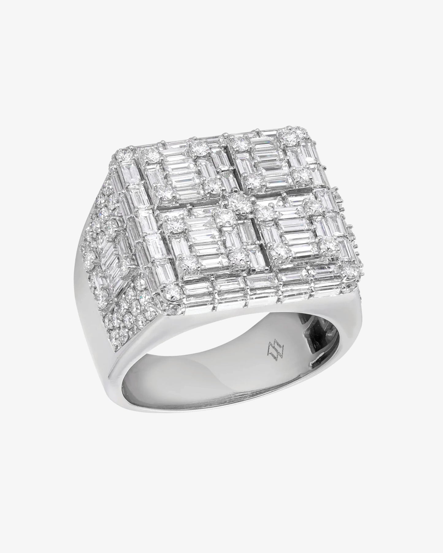 MW ‘Blocks’ - Diamond And White Gold Ring