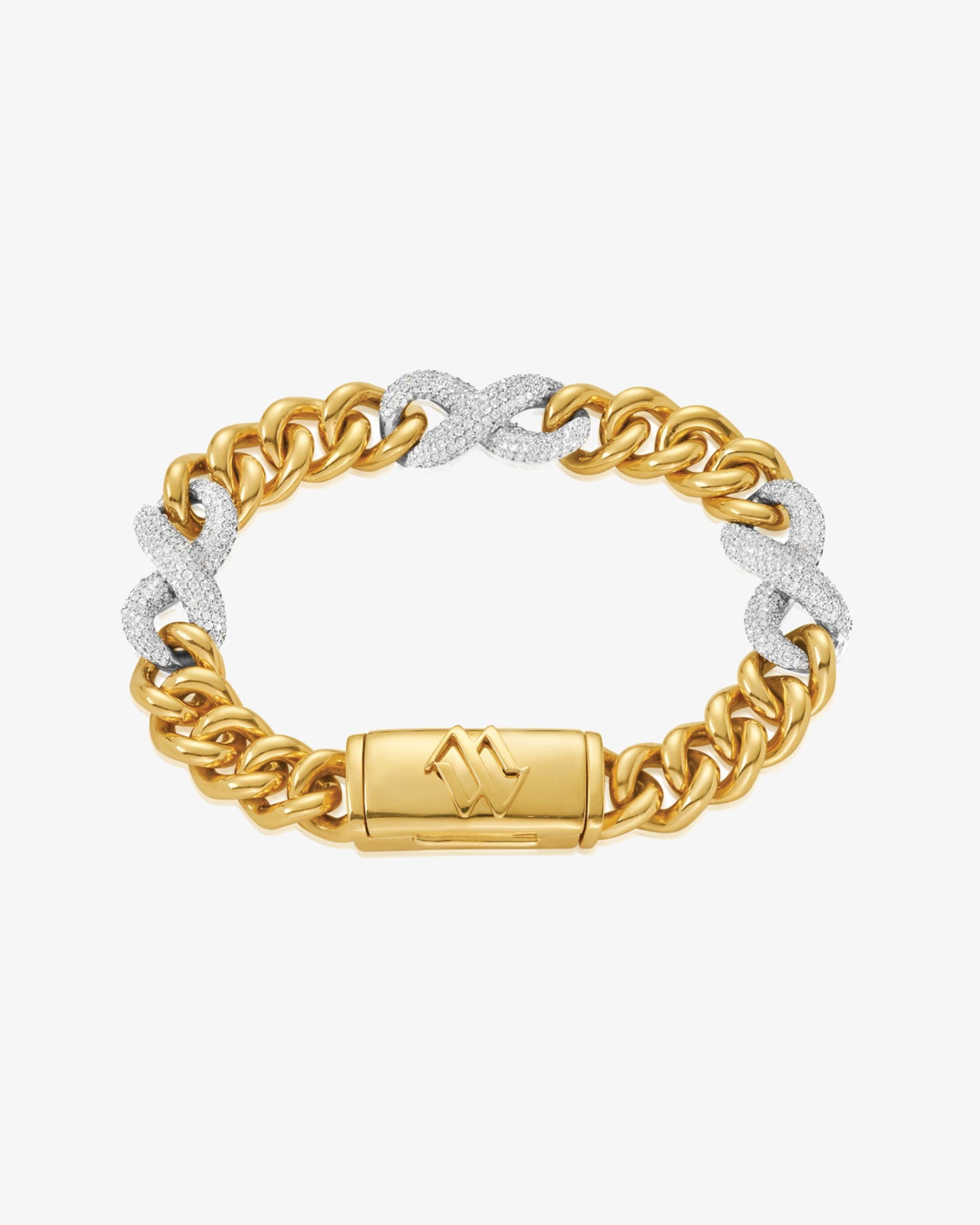 MW ‘Infinity’ - Diamond, Yellow And White Gold Bracelet