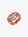 Fope 'Bubble' Diamond and Brown Diamond Ring