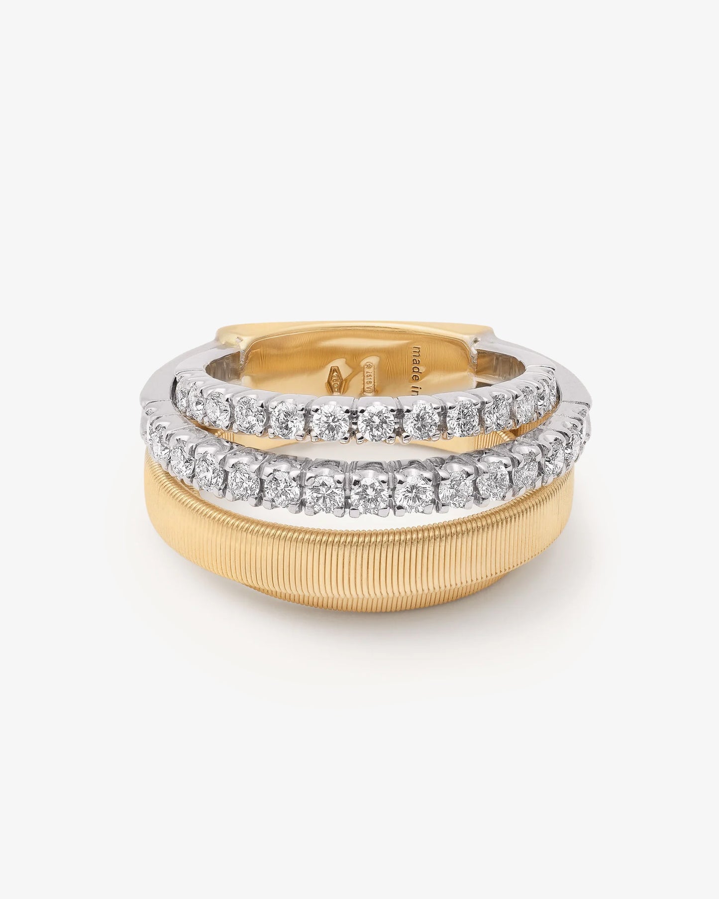 Marco Bicego MASAI Diamond 4-strand coil ring