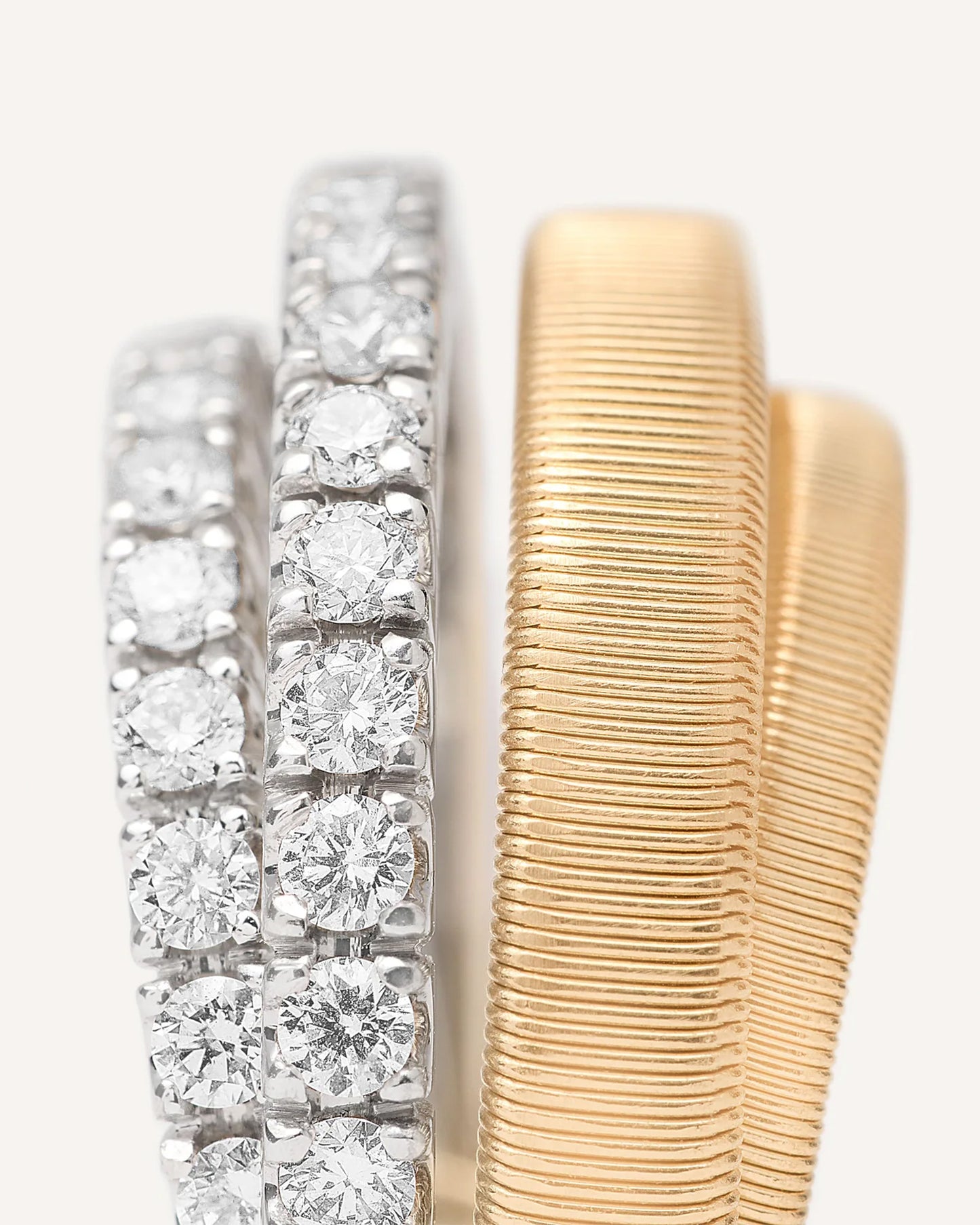 Marco Bicego MASAI Diamond 4-strand coil ring