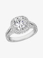 Diamond 1.98ct Halo Engagement Ring