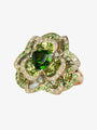Isabelle Langlois Peridot Multi Stone and Diamond Ring