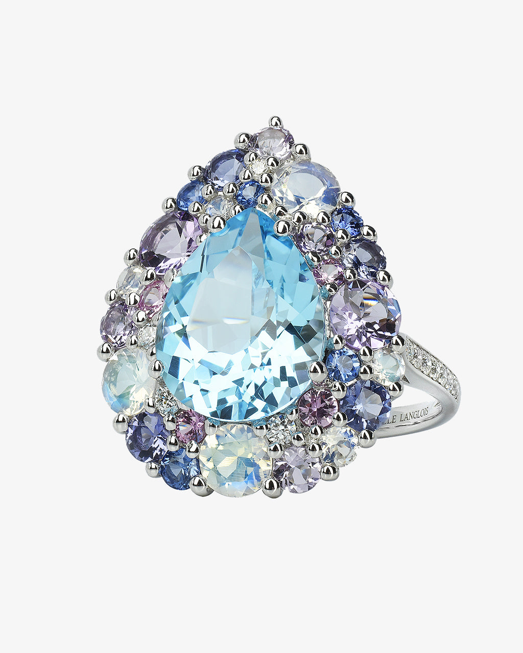 Isabelle Langlois Diamond and Multi Stone Ring
