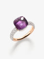 Pomellato Nudo Collection Amethyst & Diamond Ring