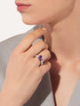 Pomellato Nudo Collection Amethyst & Diamond Ring