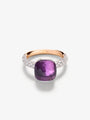 Pomellato Nudo Collection Amethyst & Diamond Ring