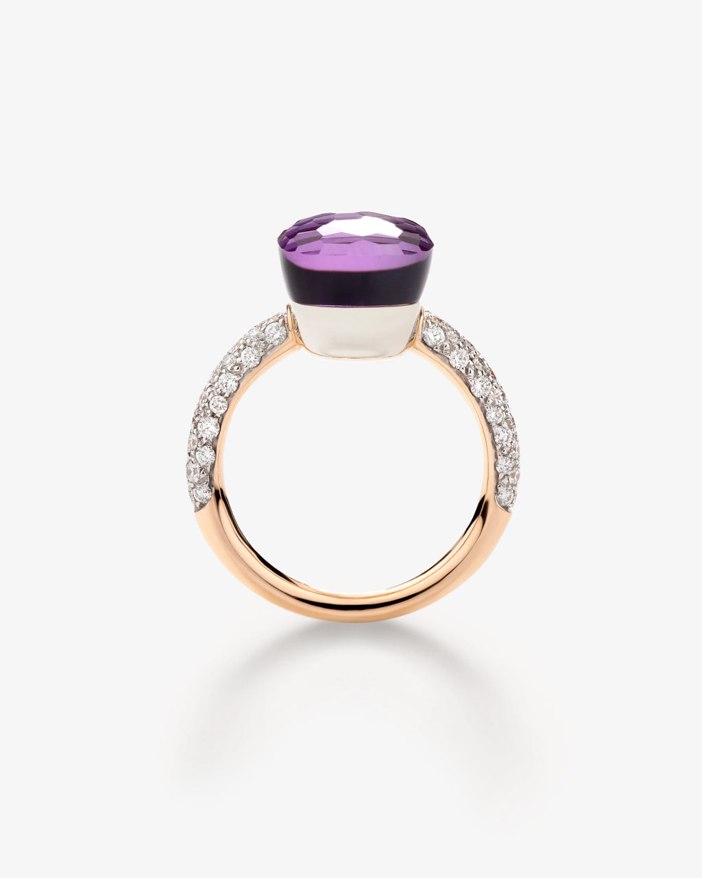 Pomellato Nudo Collection Amethyst & Diamond Ring