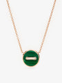 Pomellato Pom Pom Dot Malachite and Mother of Pearl Necklace