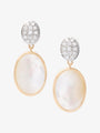 Marco Bicego Siviglia Collection Mother of Pearl and Diamond Earrings