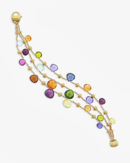 Marco Bicego Paradise Collection Multi Coloured Gem Stone Bracelet