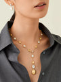 Marco Bicego Siviglia Collection Diamond and Mother of Pearl Necklace