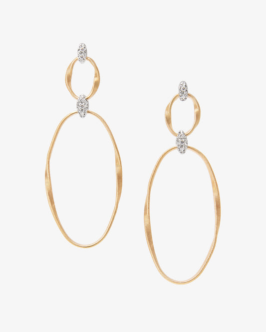 Marco Bicego 'Marrakech Onde' Collection Oval Twisted Coil Earrings