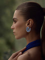 Sapphire and Diamond Earrings
