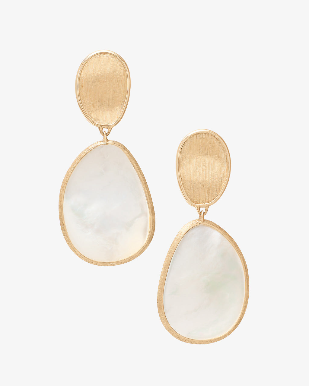 Marco Bicego Lunaria Collection Mother of Pearl Drop Earrings