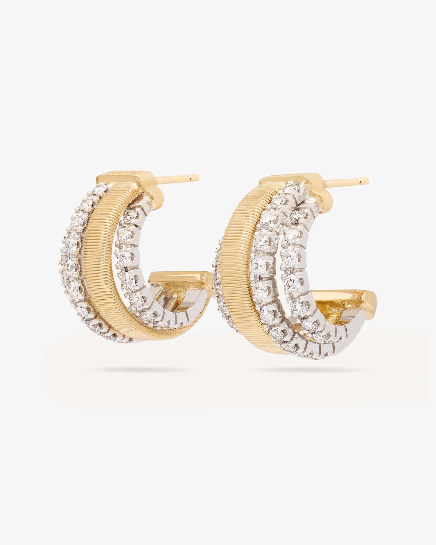 Marco Bicego MASAI Diamond Huggie Earrings