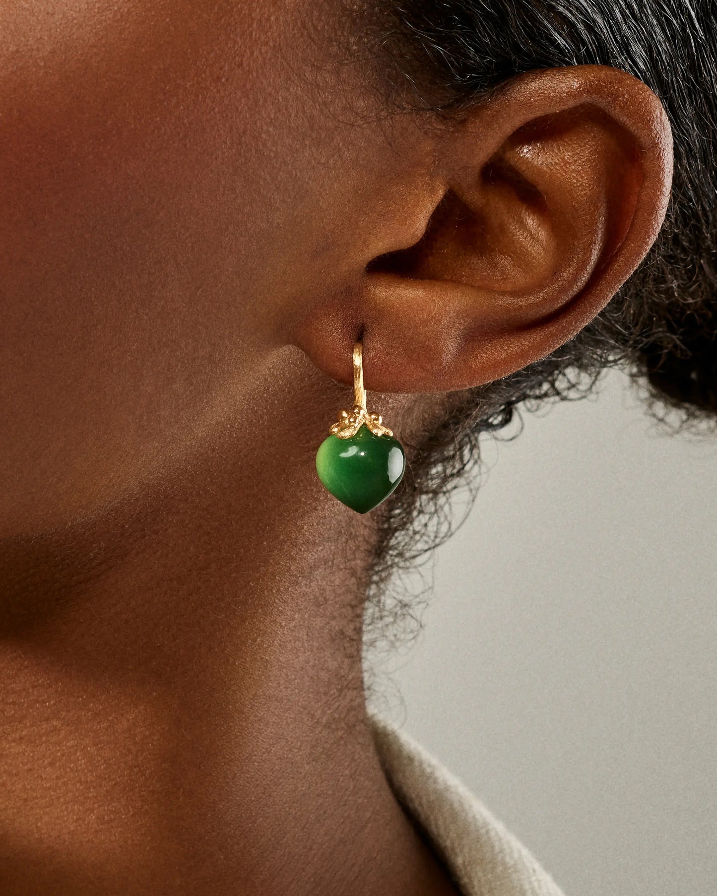 Ole Lynggaard Dew Drop Serpentine Earrings Large