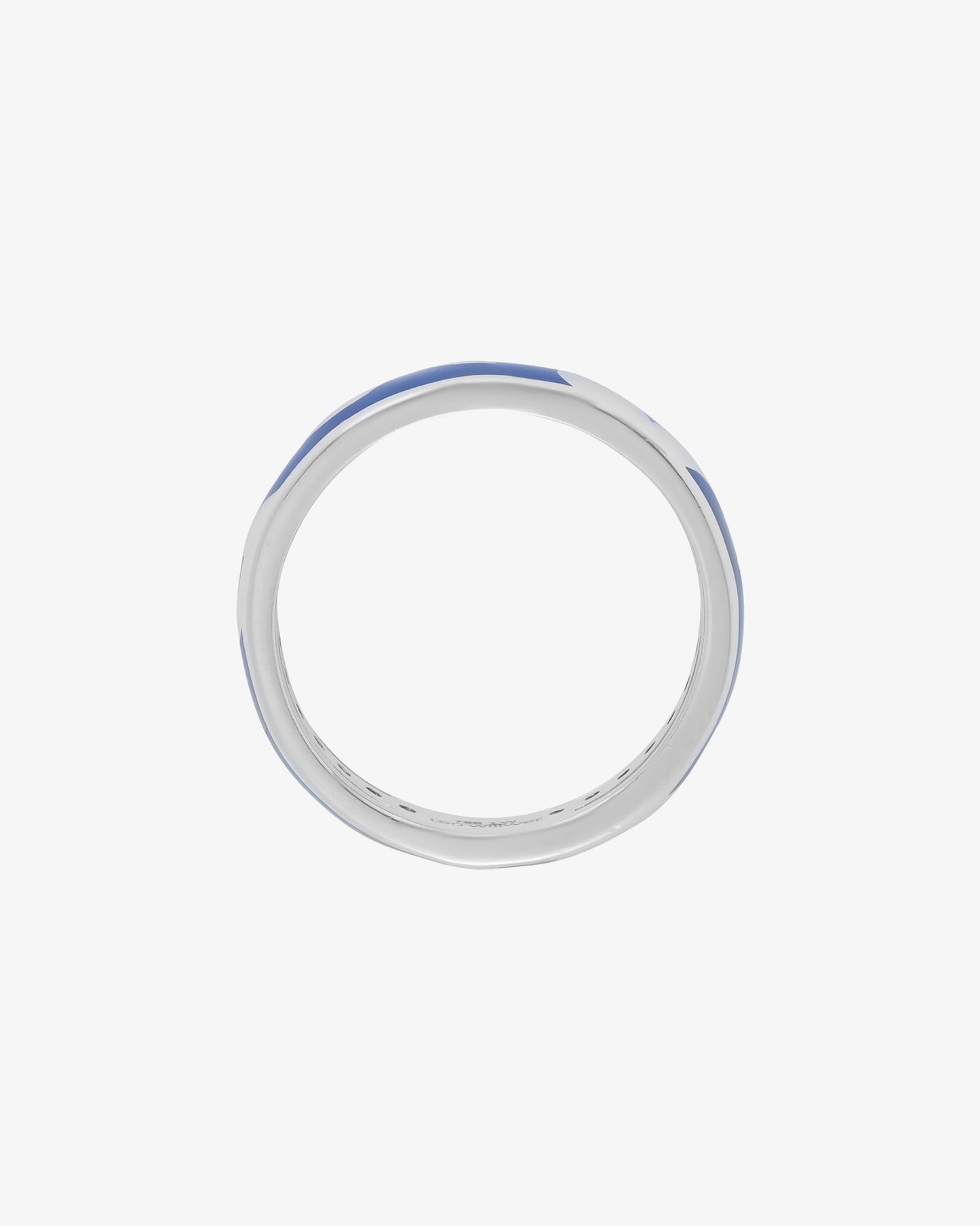 Leo Wittwer Blue Enamel Ring