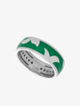 Leo Wittwer Green Enamel Ring