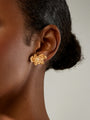 Ole Lynggaard Wild Rose Stud Earrings