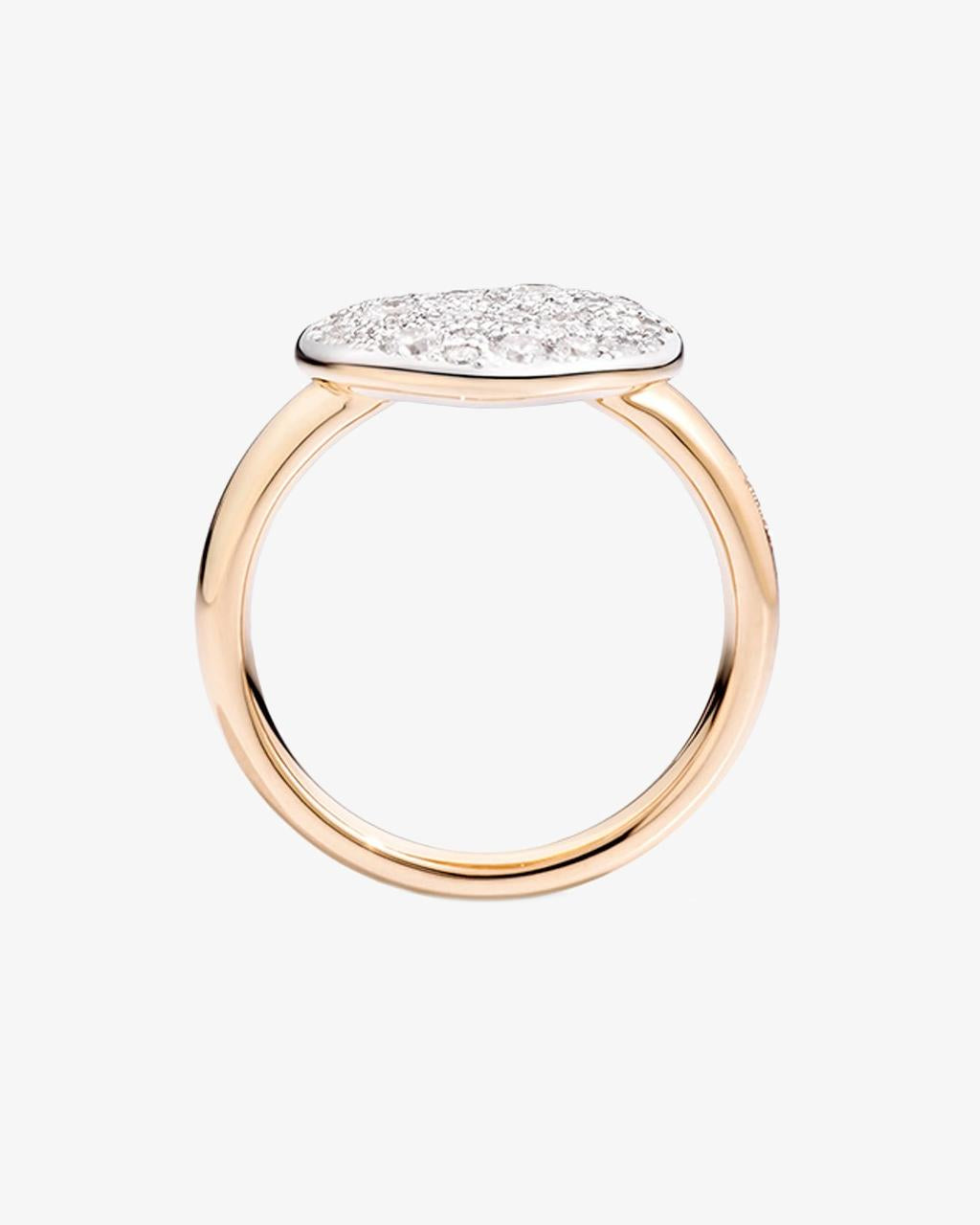 Pomellato Sabbia Collection Circle Diamond Ring