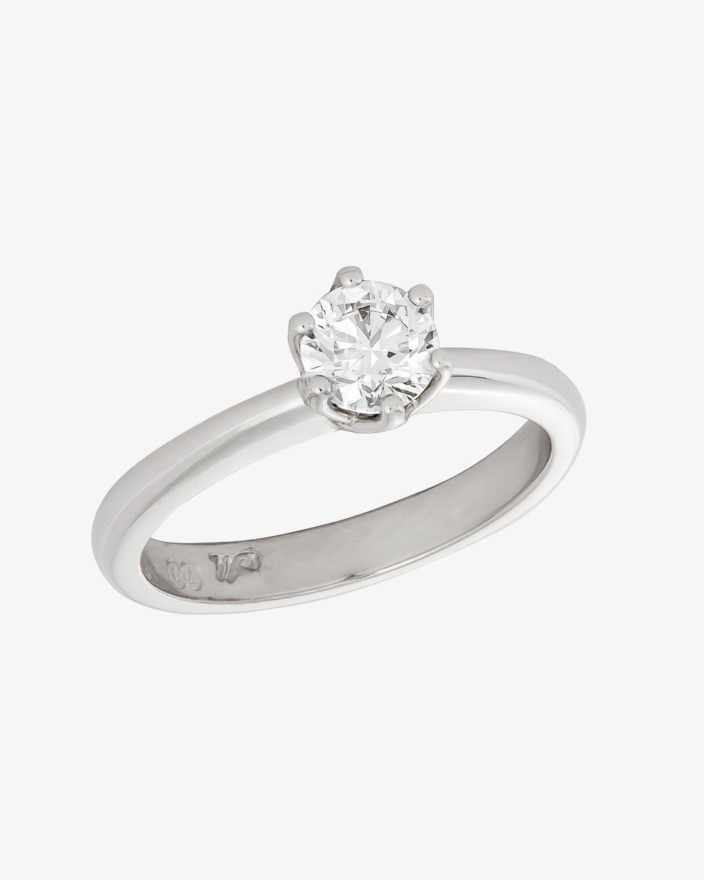Solitaire 6-Claw Diamond Ring