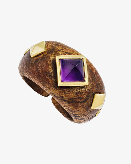 Rosewood & Amethyst Weekend Collection Ring