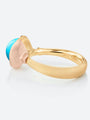 Ole Lynggaard 'Lotus' Turquoise Ring - Size 1