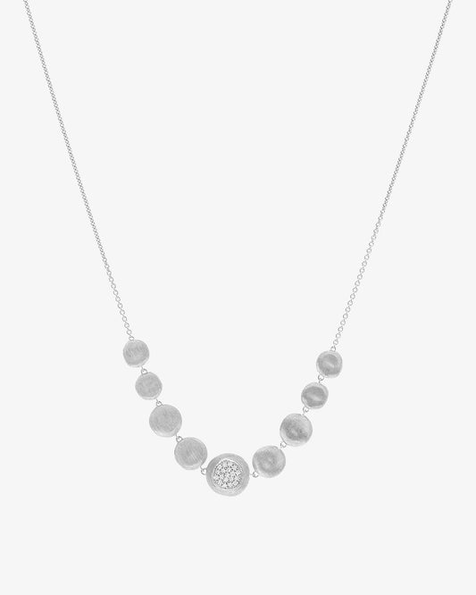 Marco Bicego  'Jaipur' Collection Pave Diamond and Textured Gold Necklet