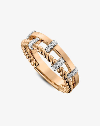 Hulchi Belluni 'Petra' Collection Diamond Set Ring
