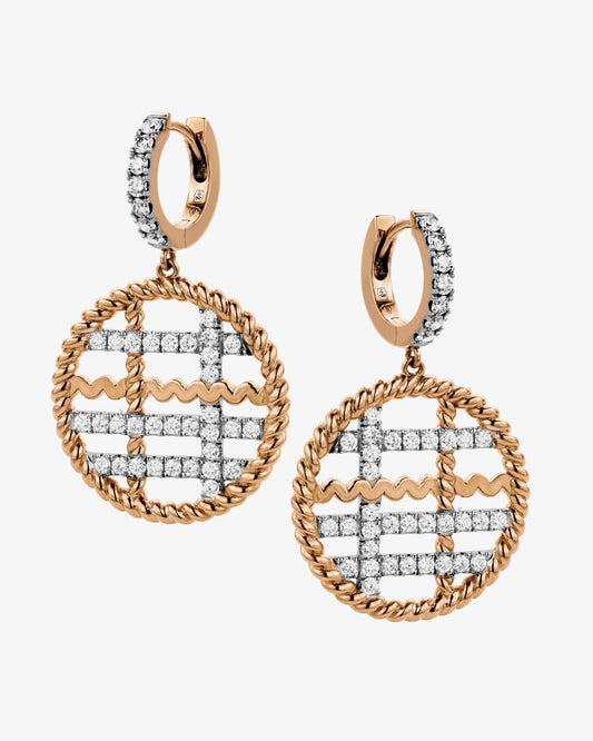 Hulchi Belluni 'Petra' Collection Diamond Set Earrings