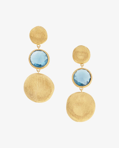 Marco Bicego 'Jaipur' Collection London Blue Topaz Drop Earrings