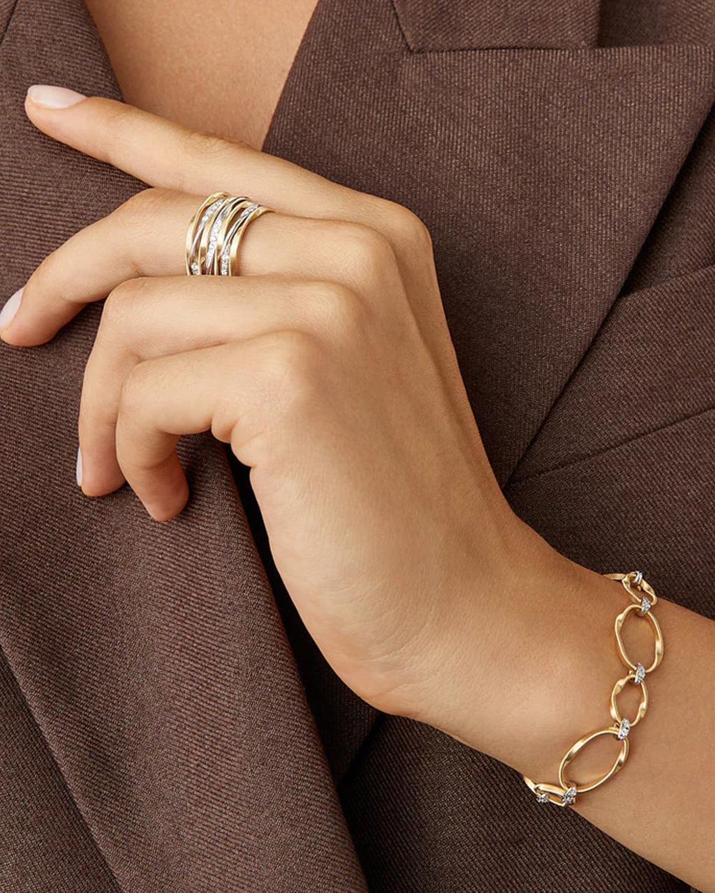 Marco Bicego 'Marrakech Onde' Collection Oval Twisted Coil Bracelet