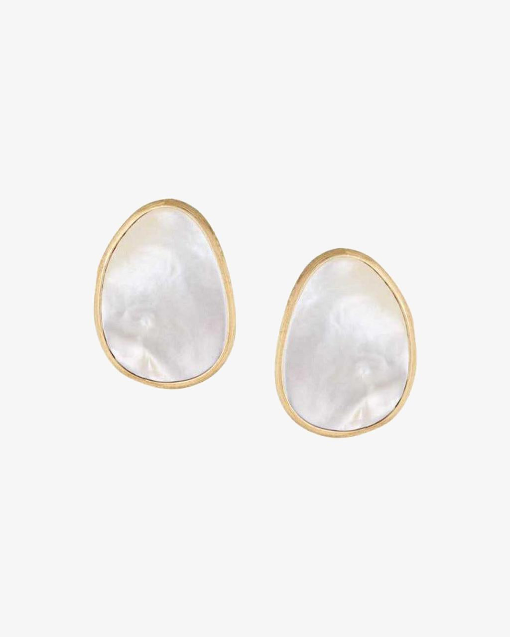 Marco Bicego Lunaria Collection Mother of Pearl Stud Earrings