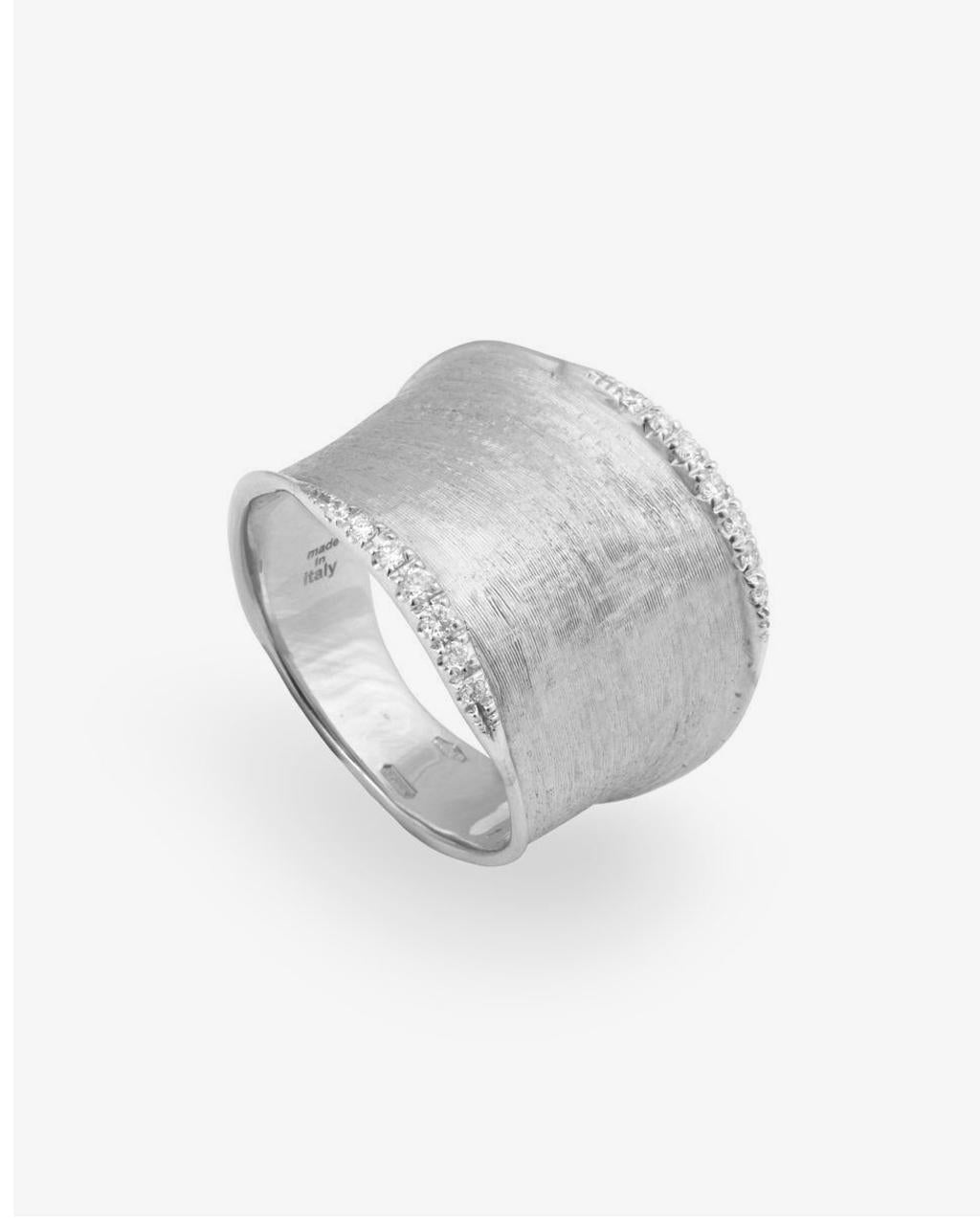 Marco Bicego Lunaria Collection Diamond set Wide Ring