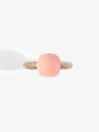 Pomellato Nudo Collection Rose Quartz & Diamond Ring