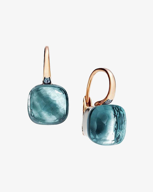 Pomellato Nudo Classic Earrings with Sky Blue Topaz
