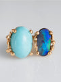Ole Lynggaard 'BoHo' Ring with Turquoise, Opal and Diamonds