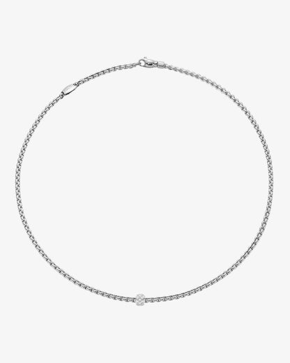 Fope 'Eka Tiny' Collection Diamond Pave Necklace